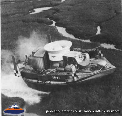 SRN1 fitted with a new skirt -  (credit: The <a href='http://www.hovercraft-museum.org/' target='_blank'>Hovercraft Museum Trust</a>).